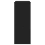 Barbord Med Stativer Svart 90X40X103,5 Cm Konstruert Tre