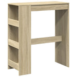 Barbord Med Stativer Sonoma Eik 90X40X103,5 Cm Konstruert Tre