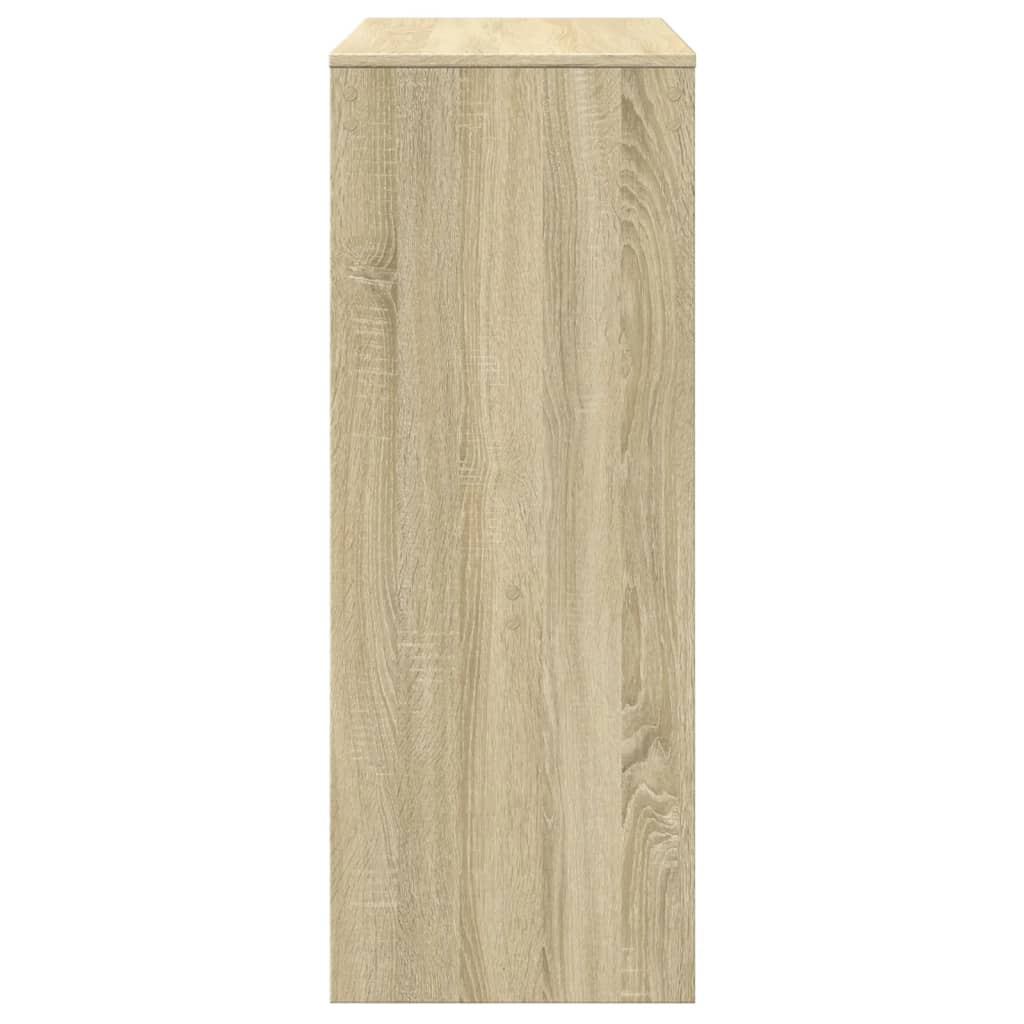 Barbord Med Stativer Sonoma Eik 90X40X103,5 Cm Konstruert Tre