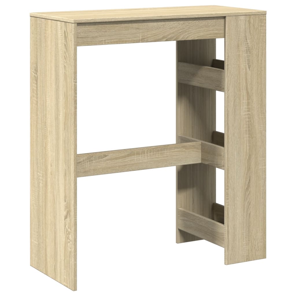 Barbord Med Stativer Sonoma Eik 90X40X103,5 Cm Konstruert Tre