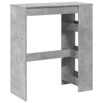 Barbord Med Stativer Betonggrå 90X40X103,5 Cm Konstruert Tre