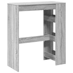 Barbord Med Stativer Grå Sonoma 90X40X103,5 Cm Konstruert Tre