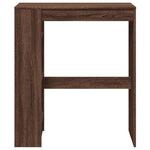 Barbord Med Stativer Brun Eik 90X40X103,5 Cm Konstruert Tre