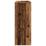 Barbord Med Stativer Gammelt Tre 90X40X103,5 Cm Konstruert Tre