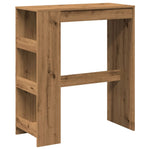 Barbord Med Stativer Artisan Eik 90X40X103,5 Cm Konstruert Tre