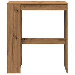 Barbord Med Stativer Artisan Eik 90X40X103,5 Cm Konstruert Tre