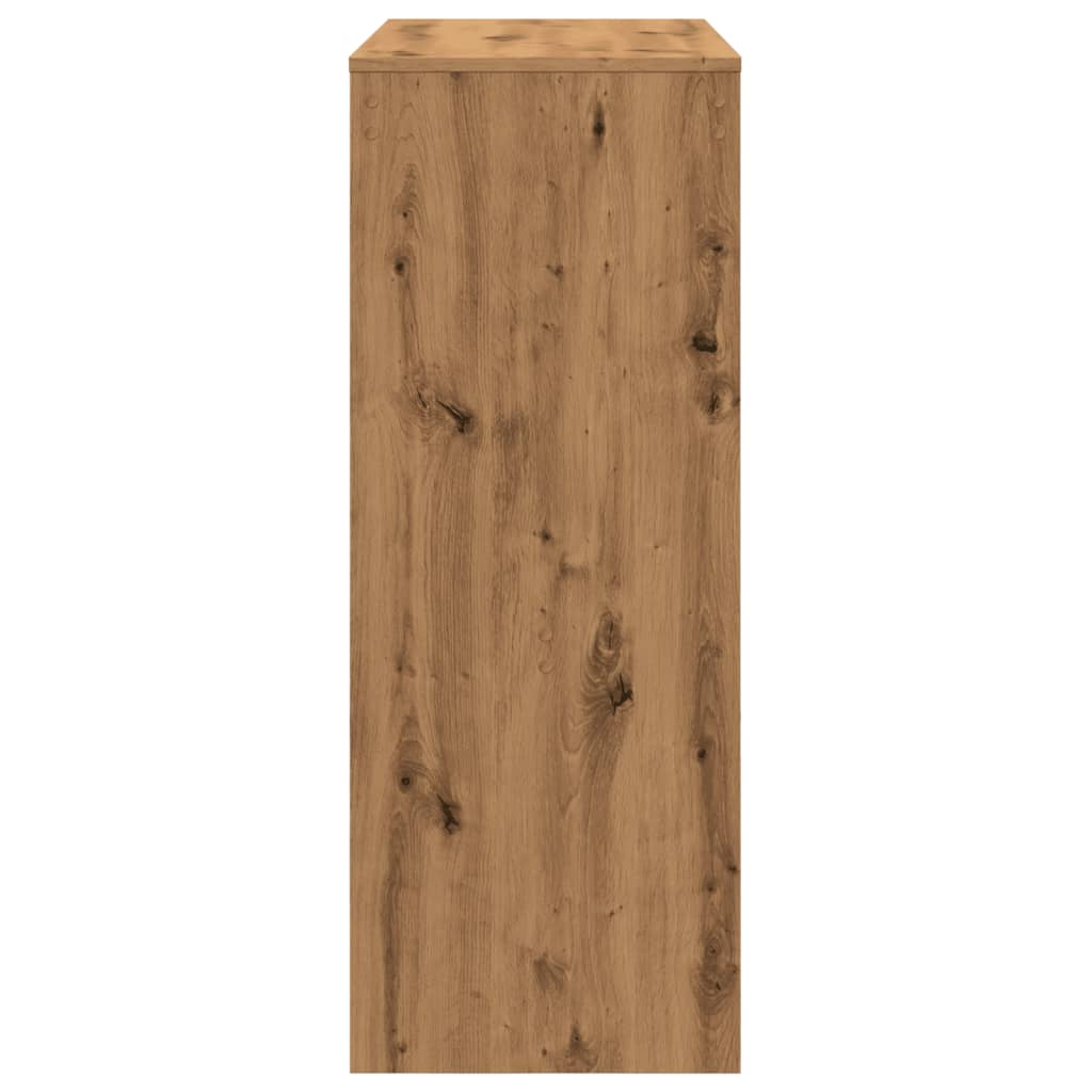 Barbord Med Stativer Artisan Eik 90X40X103,5 Cm Konstruert Tre