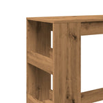 Barbord Med Stativer Artisan Eik 90X40X103,5 Cm Konstruert Tre