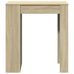 Barbord Med Stativer Sonoma Eik 95X47X103,5 Cm Konstruert Tre