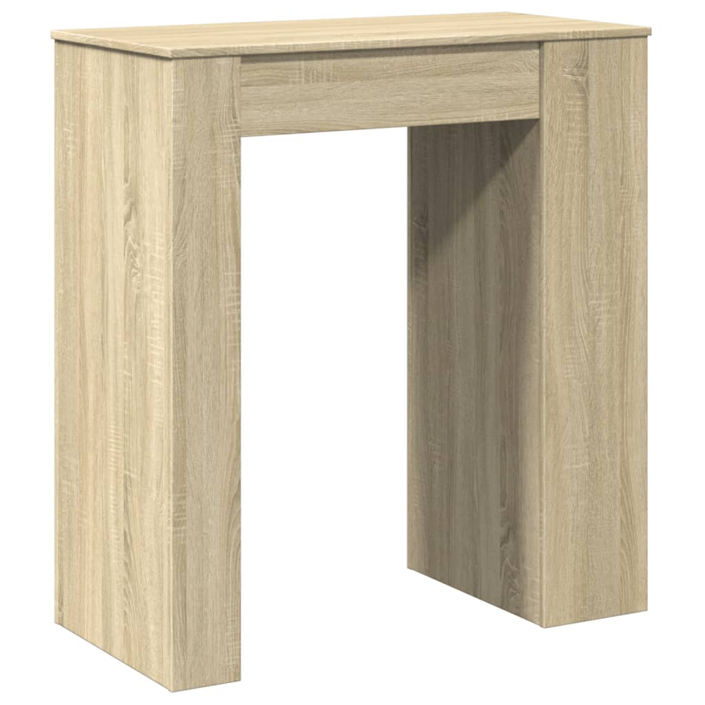 Barbord Med Stativer Sonoma Eik 95X47X103,5 Cm Konstruert Tre