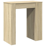 Barbord Med Stativer Sonoma Eik 95X47X103,5 Cm Konstruert Tre