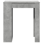 Barbord Med Stativer Betonggrå 95X47X103,5 Cm Konstruert Tre