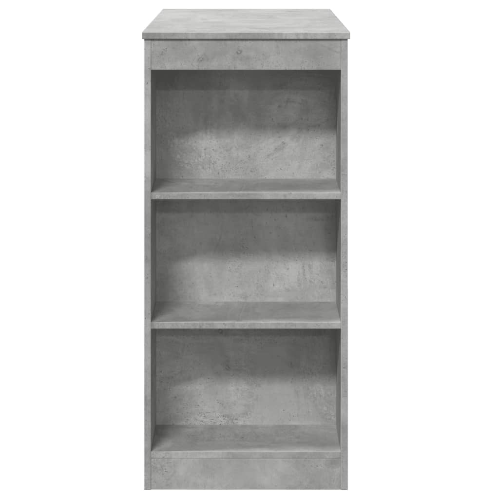 Barbord Med Stativer Betonggrå 95X47X103,5 Cm Konstruert Tre