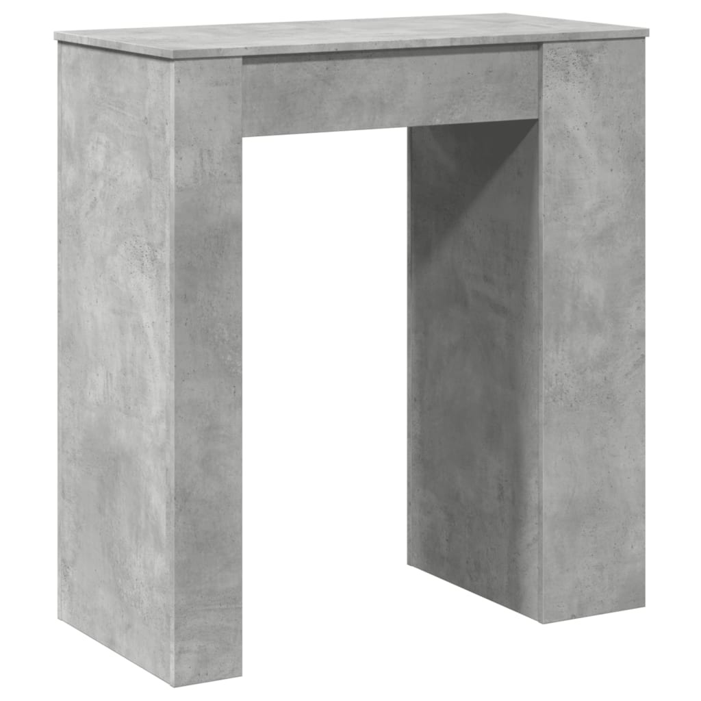 Barbord Med Stativer Betonggrå 95X47X103,5 Cm Konstruert Tre