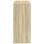 Barbord Med Hylle Sonoma Eik 124X46X103,5 Cm Konstruert Tre