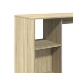 Barbord Med Hylle Sonoma Eik 124X46X103,5 Cm Konstruert Tre