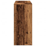 Barbord Med Hylle Gammelt Tre 124X46X103,5 Cm Konstruert Tre