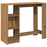Barbord Med Hylle Artisan Eik 124X46X103,5 Cm Konstruert Tre