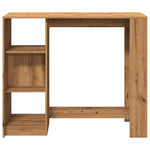 Barbord Med Hylle Artisan Eik 124X46X103,5 Cm Konstruert Tre