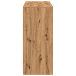 Barbord Med Hylle Artisan Eik 124X46X103,5 Cm Konstruert Tre