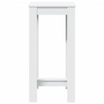 Barbord Hvit 51X50X103,5 Cm Konstruert Tre