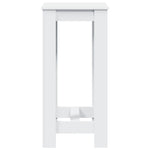 Barbord Hvit 51X50X103,5 Cm Konstruert Tre
