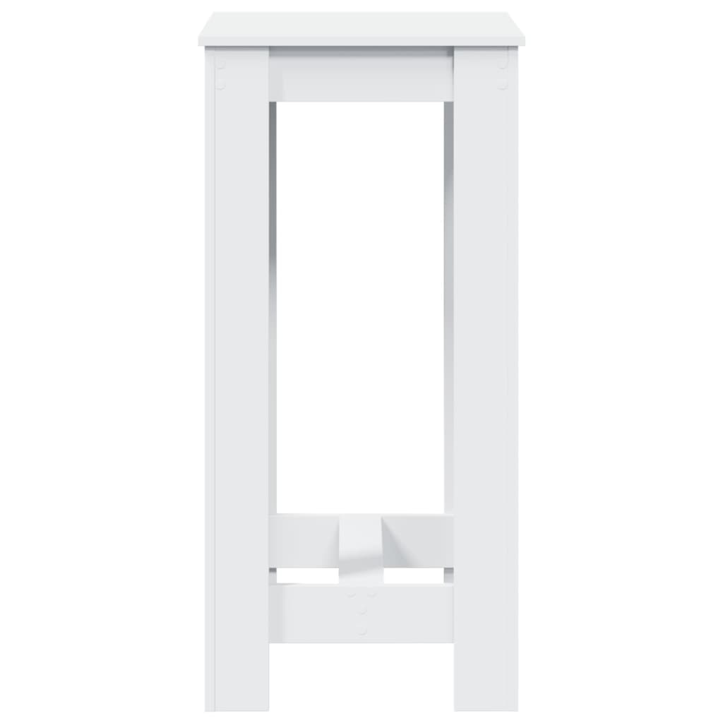 Barbord Hvit 51X50X103,5 Cm Konstruert Tre