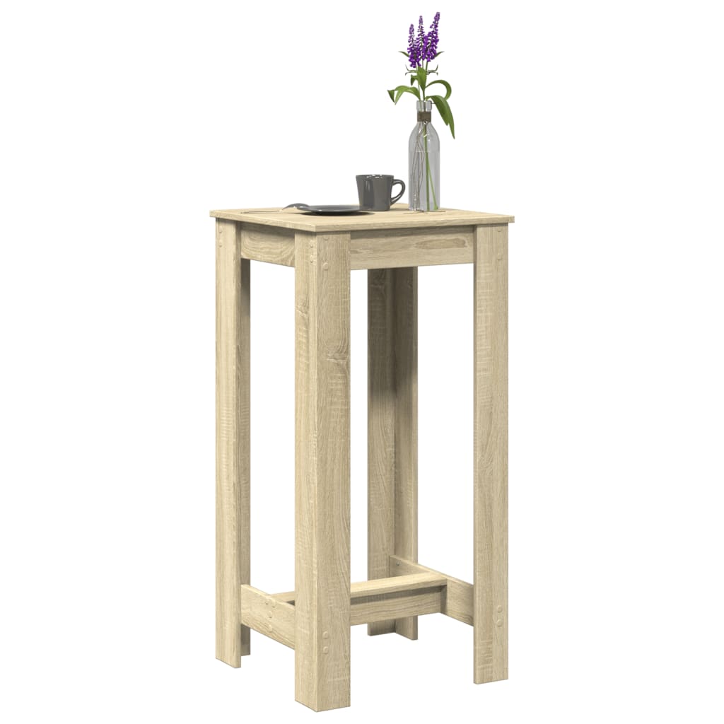 Barbord Sonoma Eik 51X50X103,5 Cm Konstruert Tre