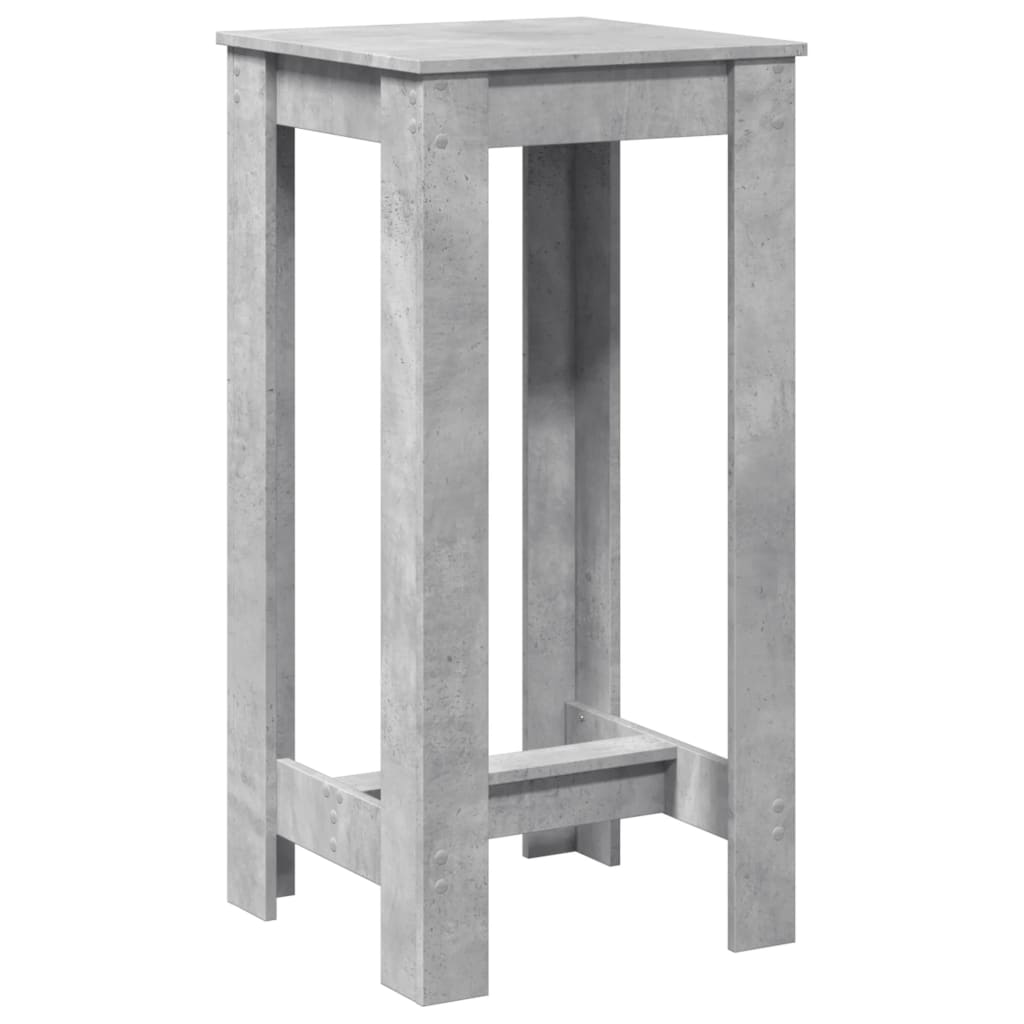 Barbord Betonggrå 51X50X103,5 Cm Konstruert Tre