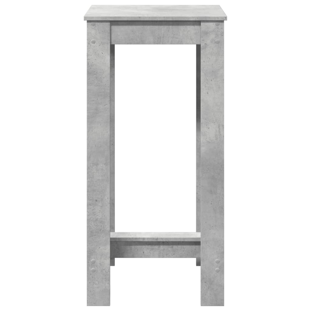 Barbord Betonggrå 51X50X103,5 Cm Konstruert Tre