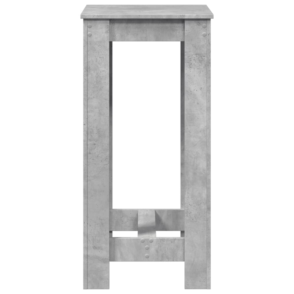Barbord Betonggrå 51X50X103,5 Cm Konstruert Tre