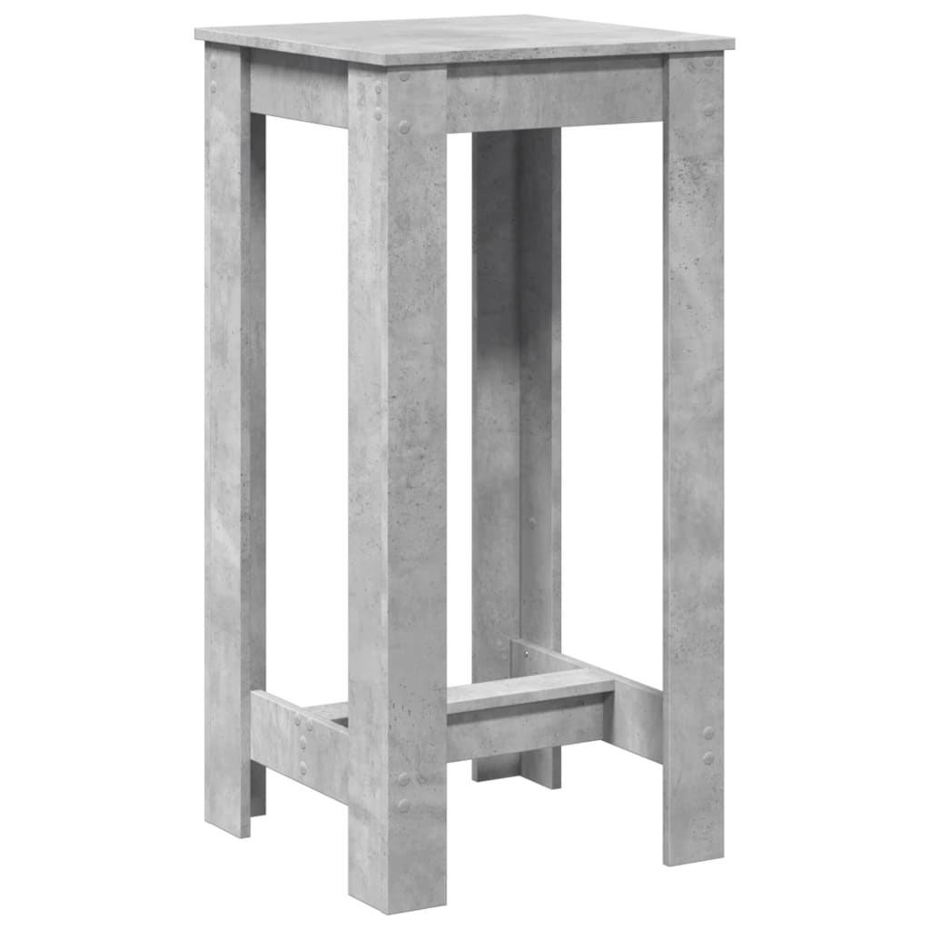 Barbord Betonggrå 51X50X103,5 Cm Konstruert Tre