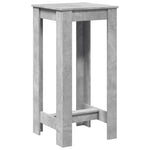 Barbord Betonggrå 51X50X103,5 Cm Konstruert Tre