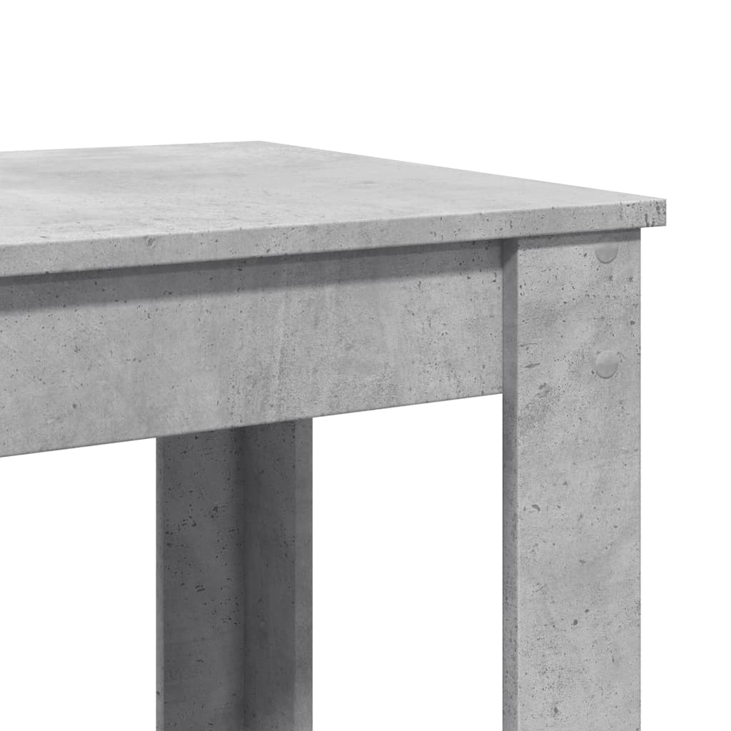 Barbord Betonggrå 51X50X103,5 Cm Konstruert Tre