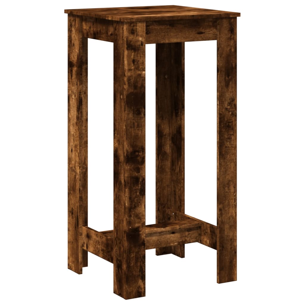 Barbord Røkt Eik 51X50X103,5 Cm Konstruert Tre