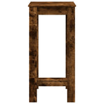 Barbord Røkt Eik 51X50X103,5 Cm Konstruert Tre