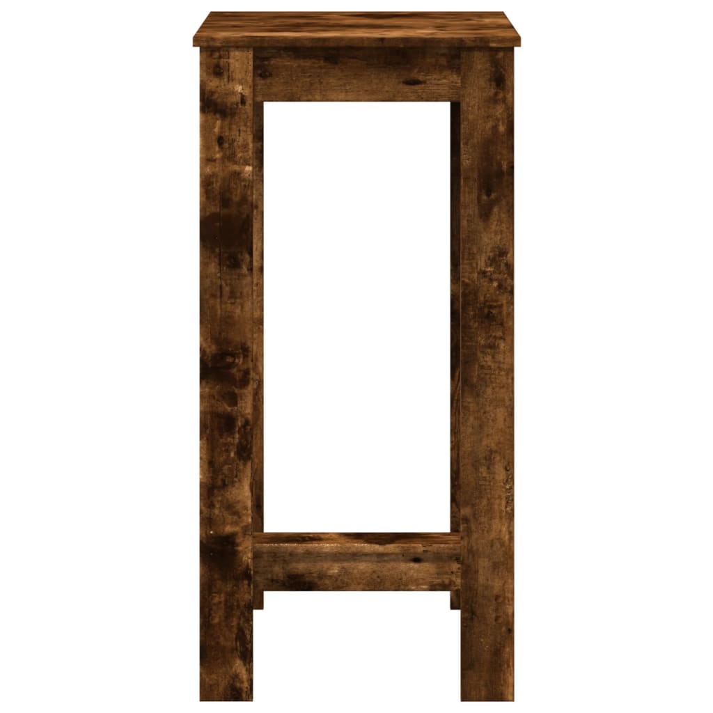 Barbord Røkt Eik 51X50X103,5 Cm Konstruert Tre