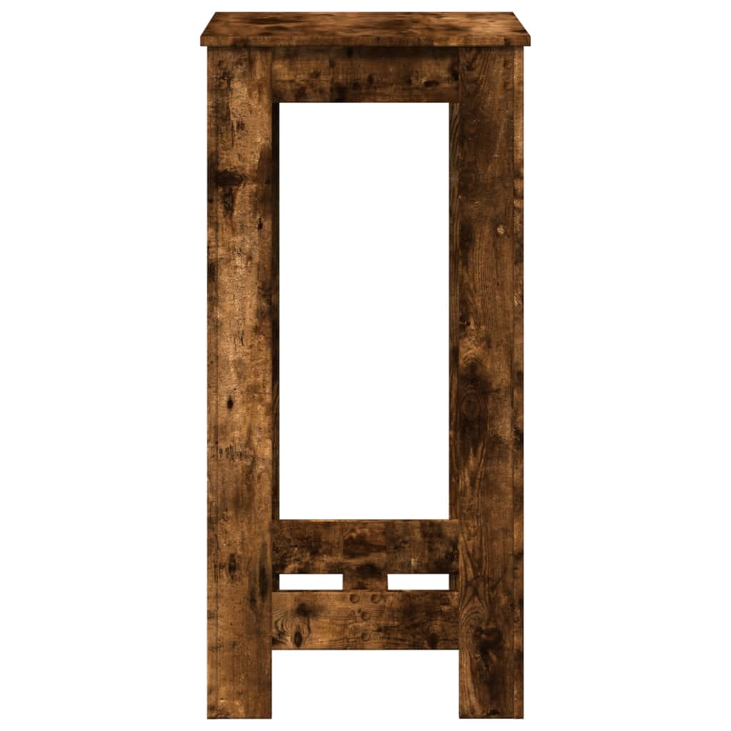 Barbord Røkt Eik 51X50X103,5 Cm Konstruert Tre