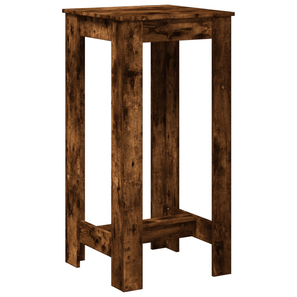 Barbord Røkt Eik 51X50X103,5 Cm Konstruert Tre
