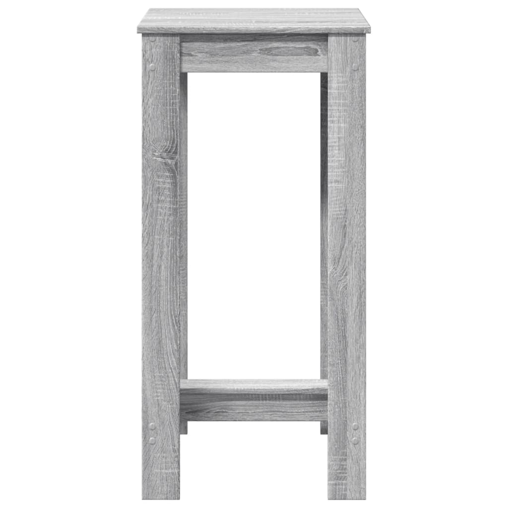 Barbord Grå Sonoma Eik 51X50X103,5 Cm Konstruert Tre