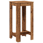 Barbord Gammelt Tre 51X50X103,5 Cm Konstruert Tre