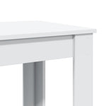 Barbord Hvit 102X50X103,5 Cm Konstruert Tre