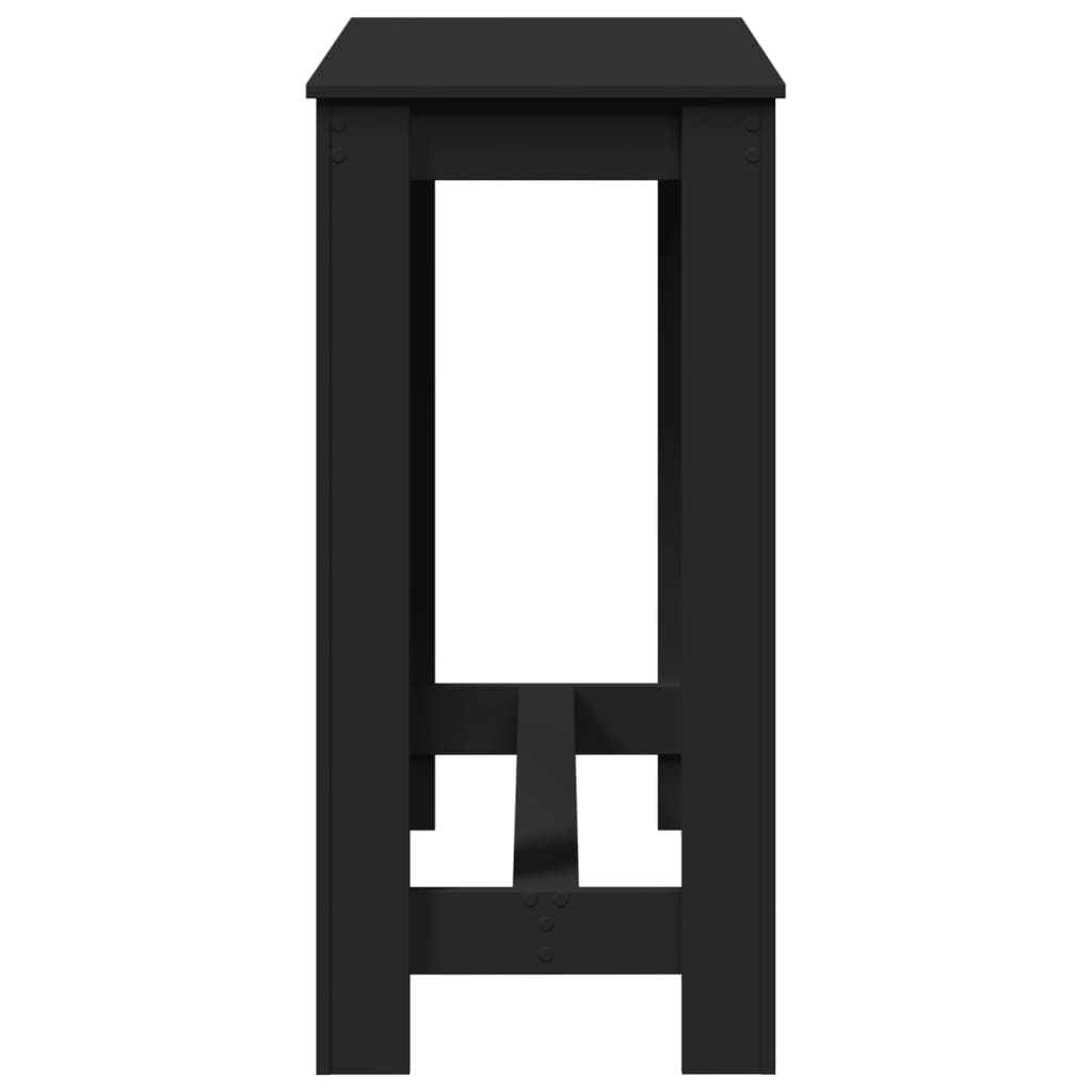 Barbord Svart 102X50X103,5 Cm Konstruert Tre