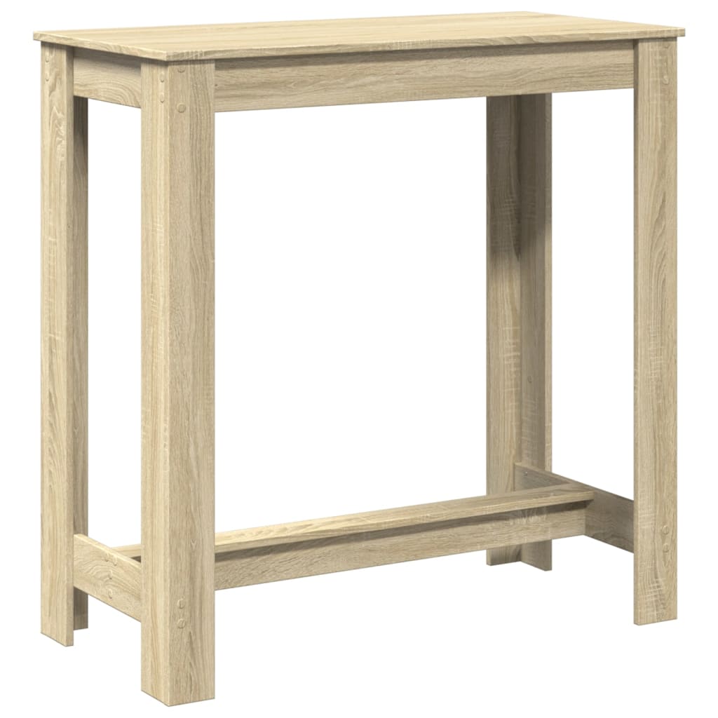 Barbord Sonoma Eik 102X50X103,5 Cm Konstruert Tre