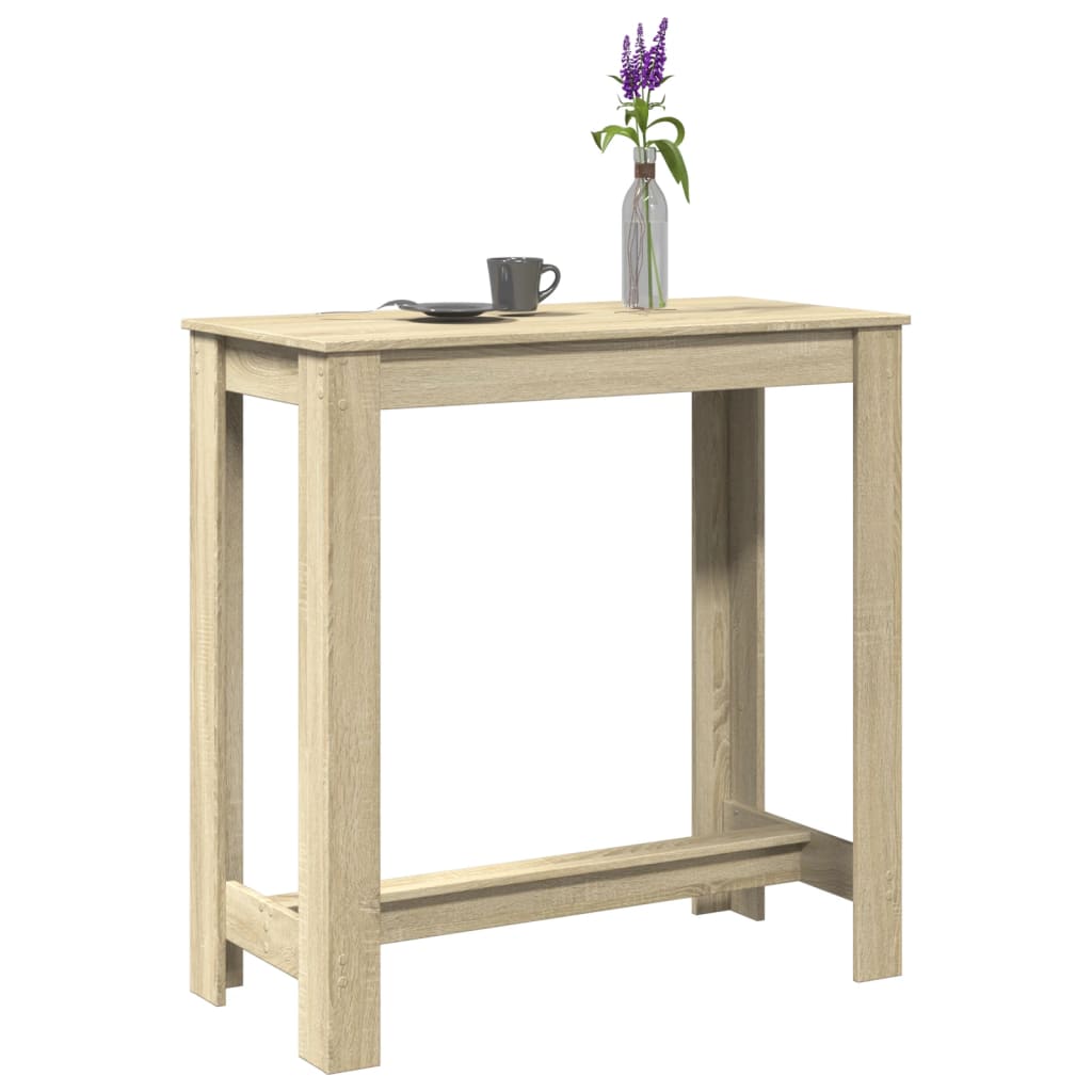 Barbord Sonoma Eik 102X50X103,5 Cm Konstruert Tre