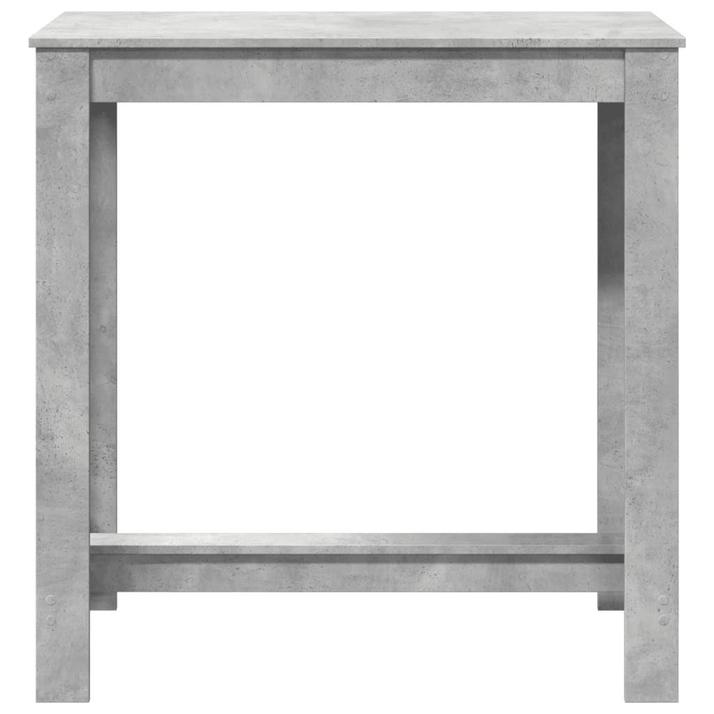 Barbord Betonggrå 102X50X103,5 Cm Konstruert Tre