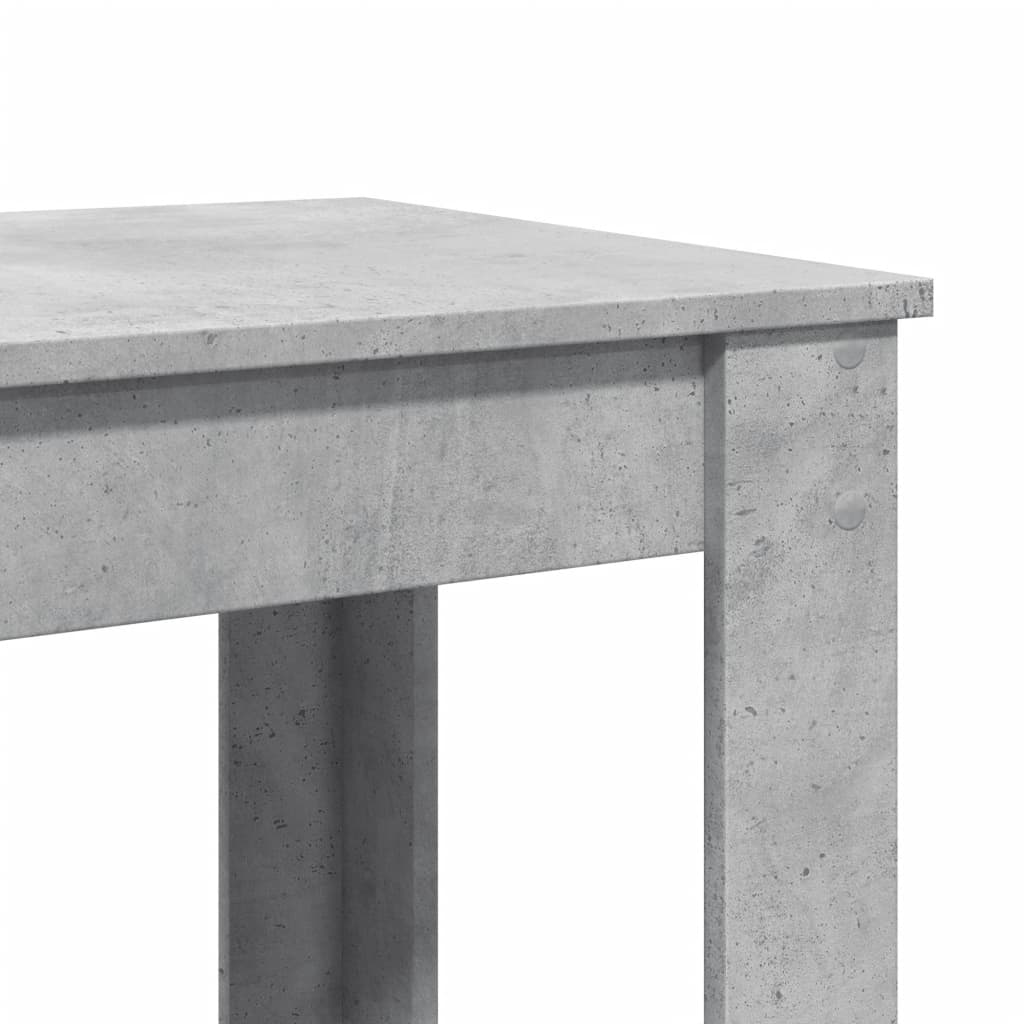 Barbord Betonggrå 102X50X103,5 Cm Konstruert Tre