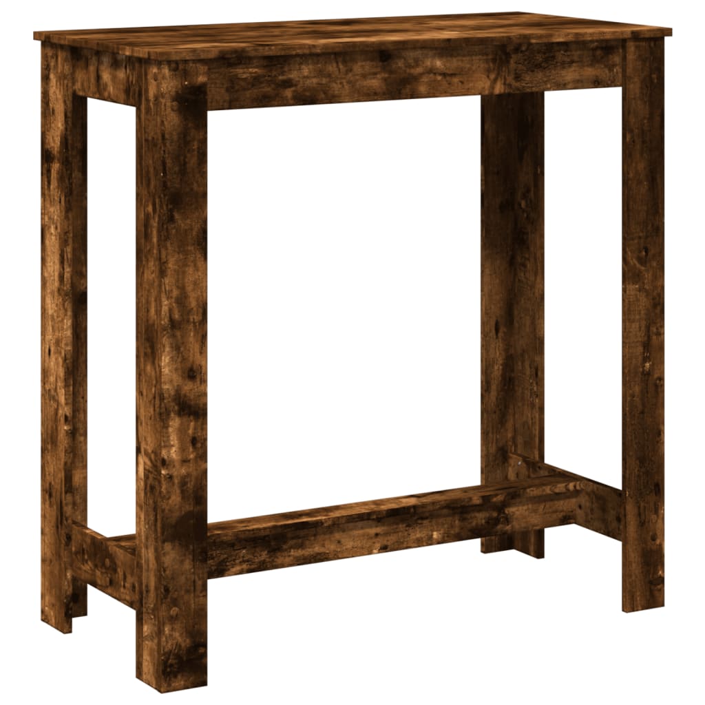 Barbord Røkt Eik 102X50X103,5 Cm Konstruert Tre