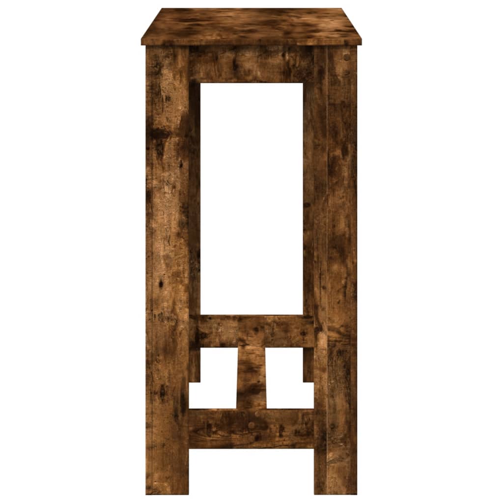 Barbord Røkt Eik 102X50X103,5 Cm Konstruert Tre