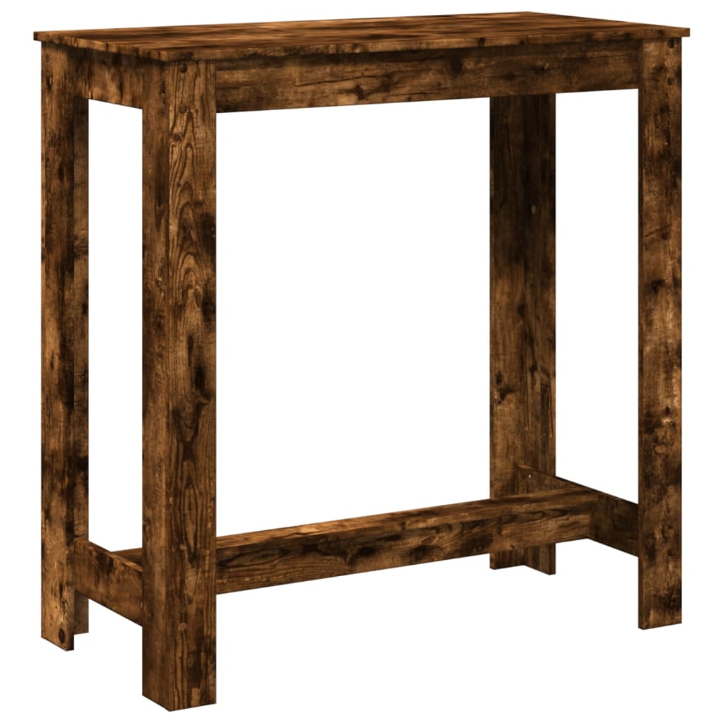 Barbord Røkt Eik 102X50X103,5 Cm Konstruert Tre